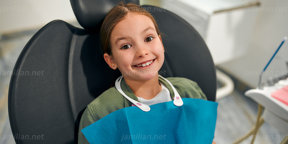 a girl ready for orthodontics