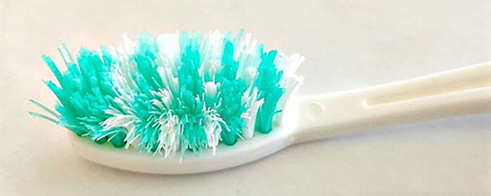 damaged toothbrush