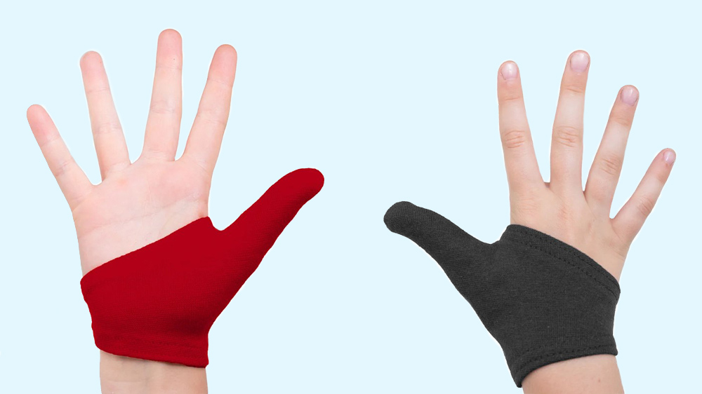 دستکش عادت شکن برای جلوگیری از مکیدن انگشت
