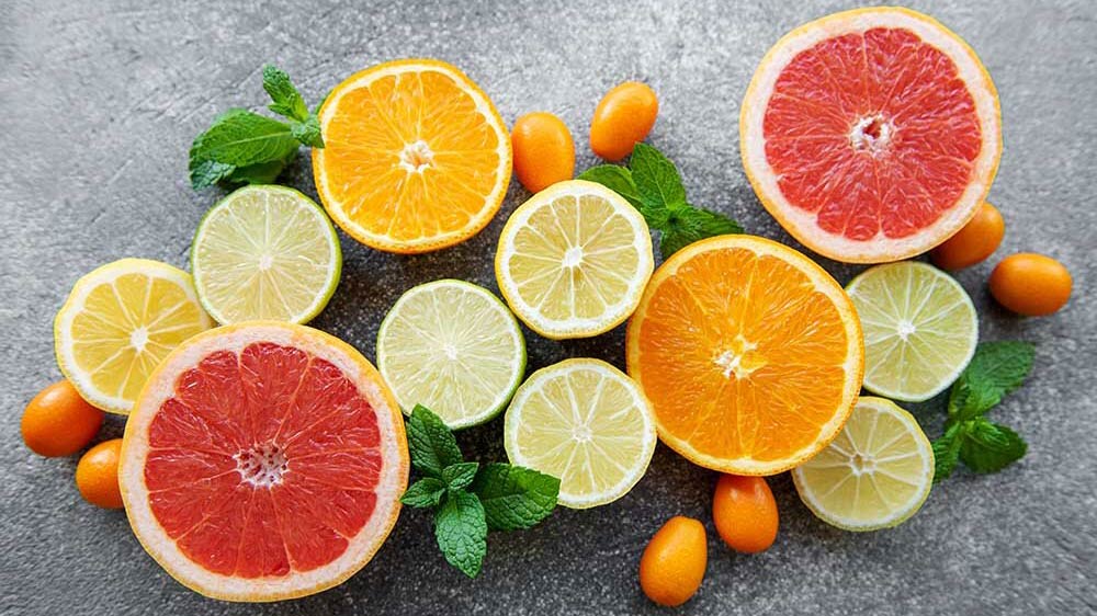 citrus such as orange lemon that can cause damage your teeth enamel