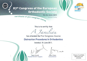 EOS 2011 certificate of attendance