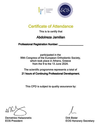 EOS 2024 certificate of attendance